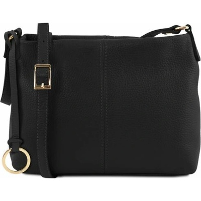 Tuscany Leather Mäkká kožená taška cez rameno TL Bag Čierna
