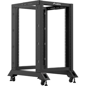 Lanberg Комуникационен шкаф Lanberg open rack 19" 18U 600x800 black (OR01-6818-B)