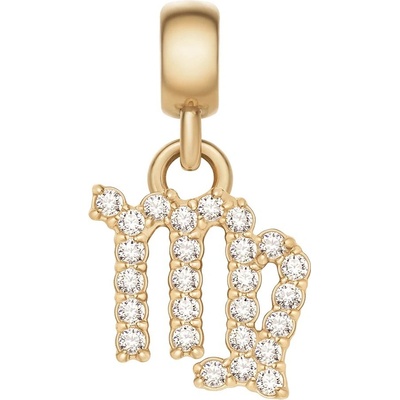 Daniel Wellington Pozlacený přívěsek s krystaly Panna Crystal Zodiac DW00400760