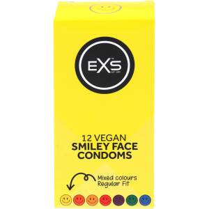 EXS Condoms Smiley Face Regular - Condoms - 12 pcs