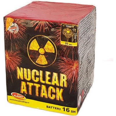 Kompaktní ohňostroj NUCLEAR ATTACK 16 ran 20 mm
