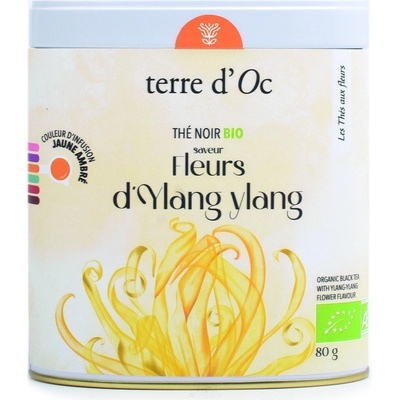 Terre d'Oc Fleurs d'Ylang ylang BIO černý čaj 80 g