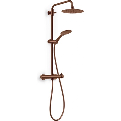 Gedy Душ система star plus 05, 4 струи, пита 23 см, розово злато (0000gysc1025560)