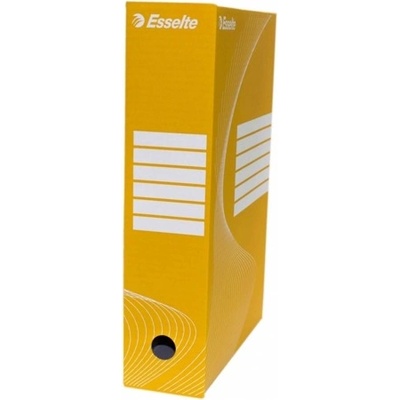 Esselte Архивна кутия за документи, 350х250х80 mm, жълта (OK2122)