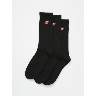 New Balance Patch Logo Crew 3pk black