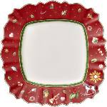 Villeroy & Boch Чиния за вечеря Toy's Delight квадратна 28 см червена (14-8585-2626)