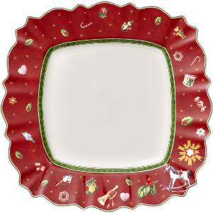 Villeroy & Boch Чиния за вечеря Toy's Delight квадратна 28 см червена (14-8585-2626)