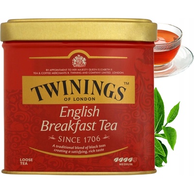 Twinings English Breakfast sypaný čaj 100 g
