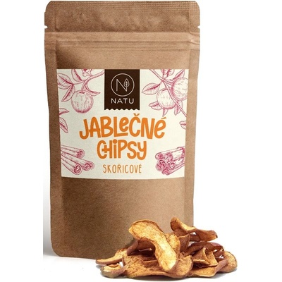NATU Apple chips sušené ovocie Strawberry 45 g