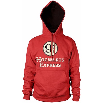 Harry Potter Hogwarts Express Platform 9-3/4 Hoodie Red – Sleviste.cz