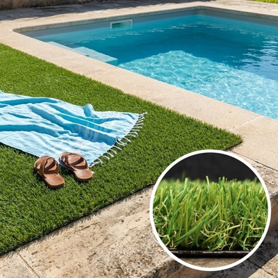 Artificial grass specialists Europe Grass Rosalia zelená 90 x 380 cm