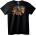 NOONEBRAND Тениска с маянски черепен арт - M, Black