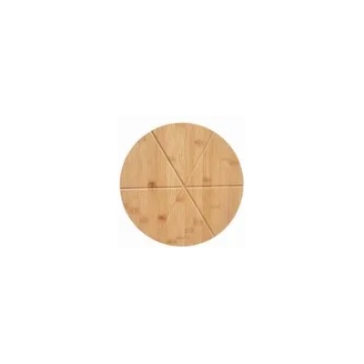 Kinghoff Дъска за рязане на пица Kinghoff KH 1565, 35 см, 6 парчета, Бамбук (KH 1565)