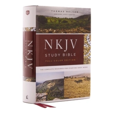 NKJV Study Bible, Hardcover, Full-Color, Comfort Print - The Complete Resource for Studying Gods Word Thomas NelsonPevná vazba