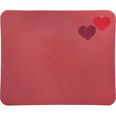 Vylen Barevná nástěnka se srdíčkem Tmavě červená 660 x 805 mm