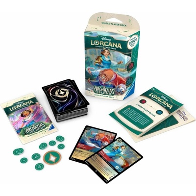 Disney Lorcana TCG Archazia's Island Starter Deck Ruby & Sapphire