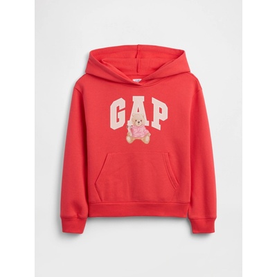 GAP dětská mikina s logem červená
