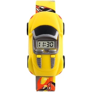 Skmei Детски дигитален часовник SKMEI Racing Cars, Жълт (SKMEI-1241-YELLOW) Часовници