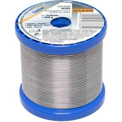 CB Elektro Cín s kalafóniou 0,8mm (SOMOGYI)