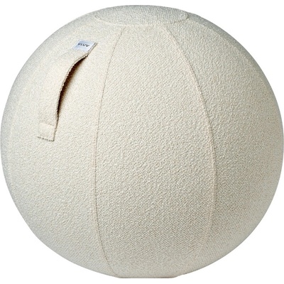 VLUV Bouclé sedací míč Diva bílý 65 cm