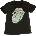 The Rolling Stones Foil Tongue Black S Дамски Риза (RSBLKTS02LB01)