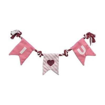 Valentine´s rope valentýnská hračka pro psy lano s uzly bavlna 50 cm