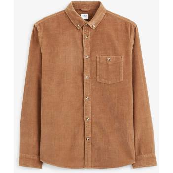Celio Кафява мъжка риза от велур Celio Carduroys Celio | Kafyav | МЪЖЕ | S