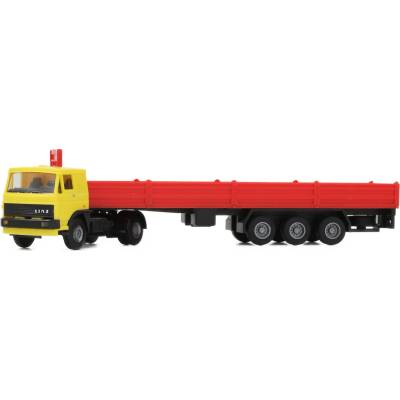 Igra model Liaz žlutý návěs valník červený H0 66618019