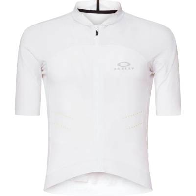 Oakley Мъжка фланелка с къс ръкав за колоездене Oakley Endurance Aero Jersey Cycling jersey - White - размер XXL (056-3977-0215)
