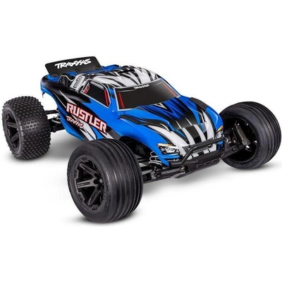 Traxxas Rustler RTR modrý AS_TRA37054-8-BLUE 1:10