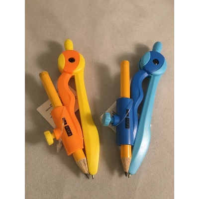 Easy kružítko s tužkou modro-oranžová – Zboží Dáma