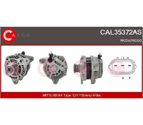 Alternátor CASCO CAL35372AS