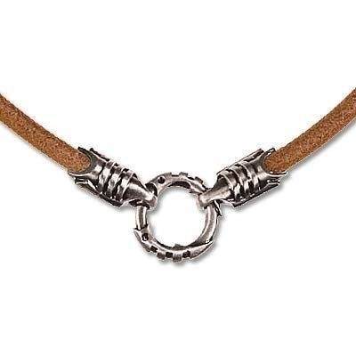 Řetízek Leather CL1BRSI