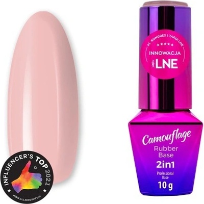 Molly Lac Rubber Base 2v1 Camouflage True Ivory 10 ml