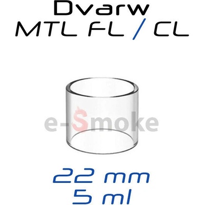 KHW MODS Dvarw MTL FL/CL 22 mm náhradné sklo 5 ml