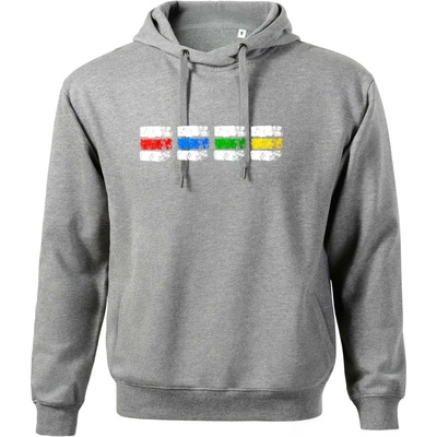 Turistické značky všechny Oversized Moon kratší + širší tmavě šedý melír