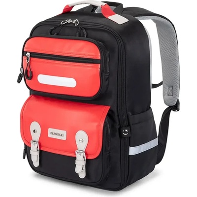 Kingsons Раница Kingsons Safeback Junior, ученическа, черна