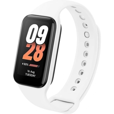 FIXED Silicone Strap pro Xiaomi Smart Band 8 Active, bílý FIXSSTB-1416-WH