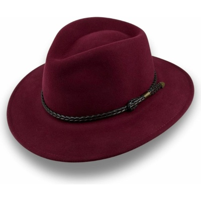 Krumlovanka luxusní voděodolný klobouk rolovatelný P-71123C/BUR Burgundy