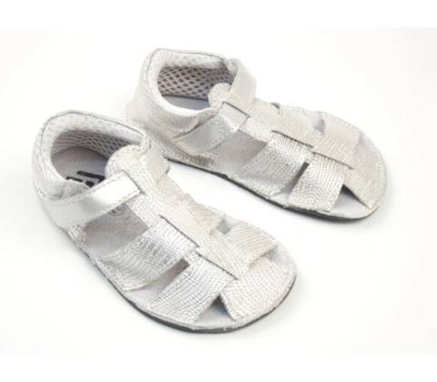 Ef sandálky Silver Gliter