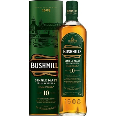 Bushmills 10 Y.O. Single Malt 40% 0,7 l (tuba)