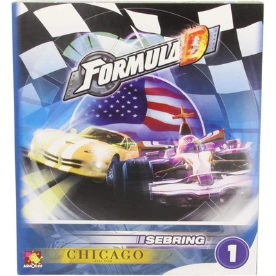 Asmodee Разширение за настолна игра Formula D: Circuits 1 - Sebring & Chicago (ASMFDC1IC)