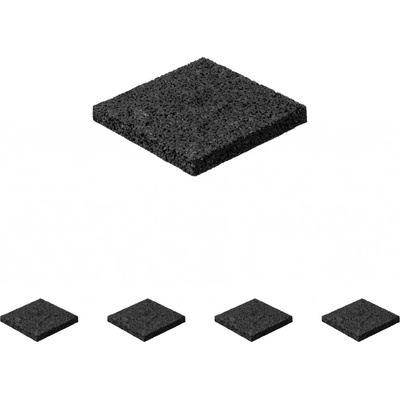 Walteco Antivibrační podložka 100x100x10mm, samolepicí Množství: 5 ks , 5702BP1 – Zbozi.Blesk.cz