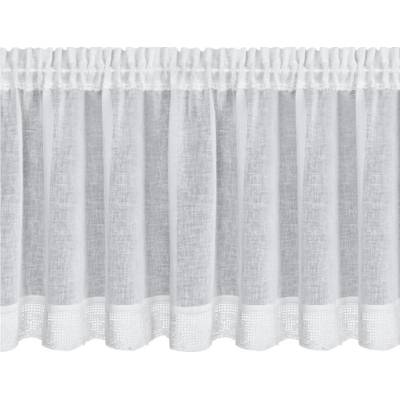 Sconto Záclona LARI biela ruža, 30x150 cm