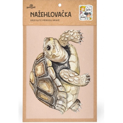 Lesní svět Nažehlovačka M 085 - Želva ostruhatá