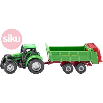 Siku Traktor DEUTZ s rozmetadlem STRAUTMANN 1673
