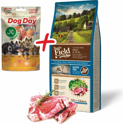 Sam's Field Gluten Free Adult Large Beef & Veal 13 kg