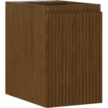 Mexen Rivel шкафче за баня 30 см, 1 врата, релефен, орех - 91A21-03047-1-BF86 (91A21-03047-1-BF86)