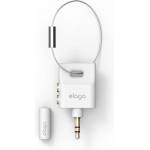 elago Аудио разклонител (сплитер) за мобилни устройства с 3.5 мм стерео-жак - Elago Keyring Splitter (бял) (EEA-SPL-WH)