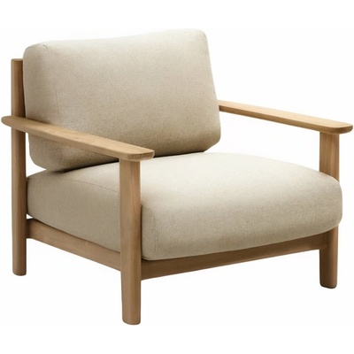 Kave Home Tirant Béžové zahradní křeslo